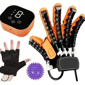 Orange and Black Hand Therapy Device